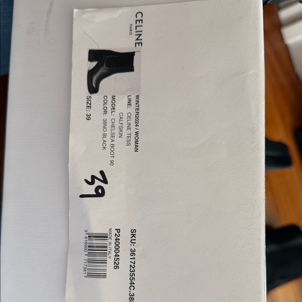 Celine “Chelsea” platform Boots size 39 NWT - Picture 14 of 15